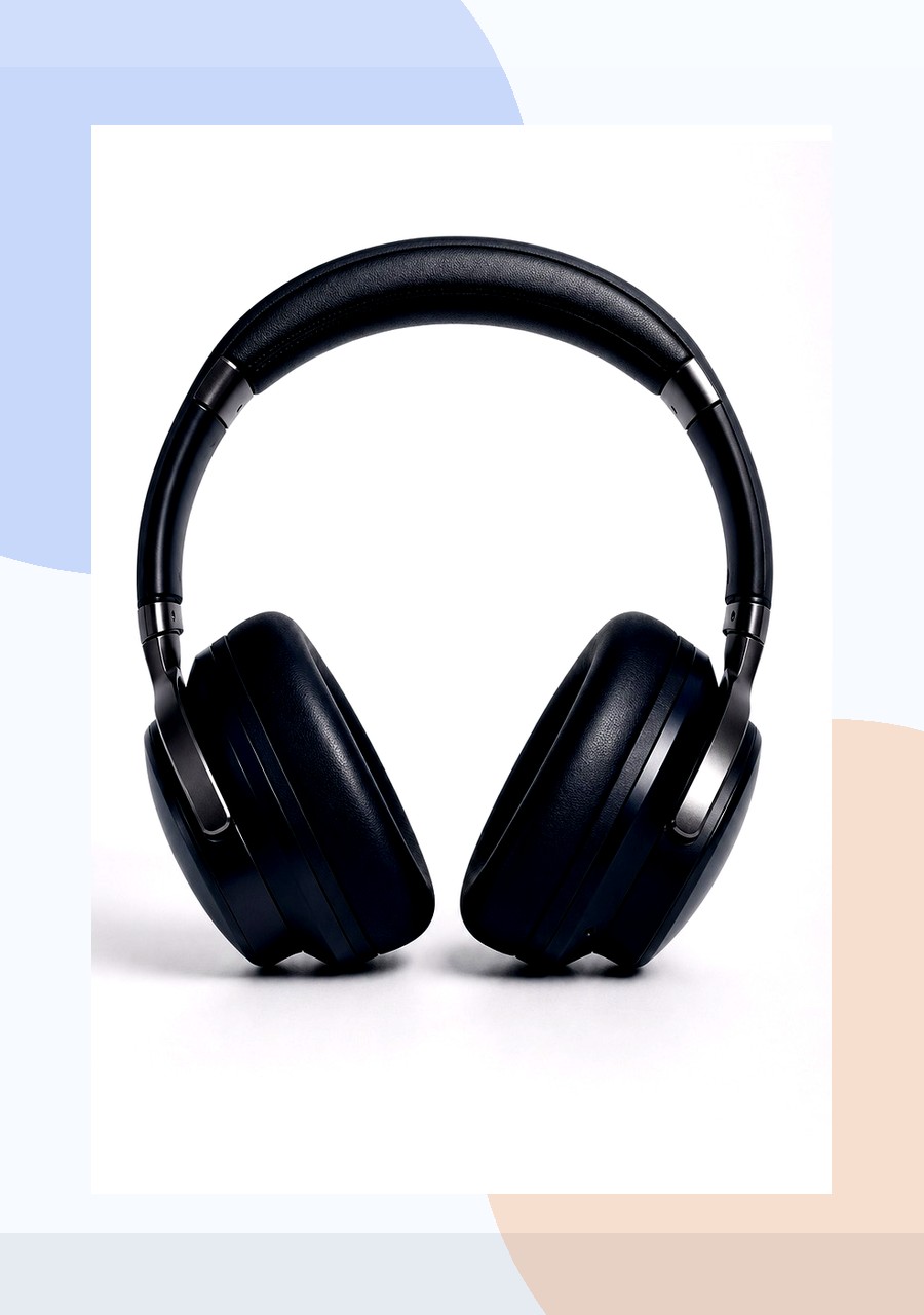Headphones photographed for a SnapToSell listing